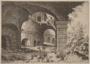 Octava vista del Coliseo de Hieronymus Cock