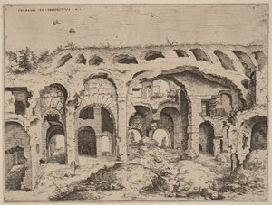 Cuarta vista del Coliseo de Hieronymus Cock