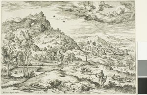 Mercurio con la cabeza de Argus de Hieronymus Cock
