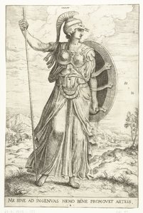 Minerva de Hieronymus Cock