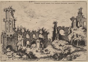 Ruinas del Palatino con el Septizonium