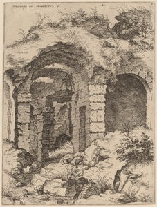 Sexta Vista del Coliseo de Hieronymus Cock