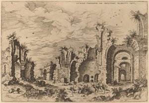 Los Baños de Diocleciano de Hieronymus Cock