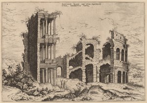 El Septizonio y el Coliseo de Hieronymus Cock