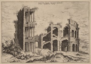 El Septizonium y el Coliseo de Hieronymus Cock