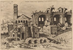 El Templo de Augusto y Faustina, el Templo de Divus Rómulo y la Basílica de Constantino