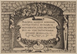 Página de título de Hieronymus Cock