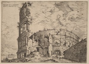 Vista del Coliseo de Hieronymus Cock