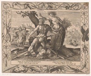 Cholerisch
Vier temperamenten (título de la serie) de Hieronymus Lederer