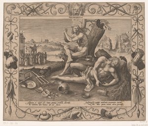 Melancolía
Vier temperamenten (título de la serie) de Hieronymus Lederer