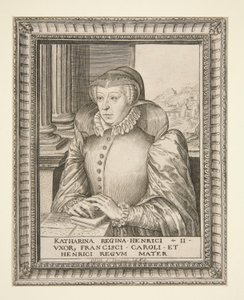 Catalina de Médicis de Hieronymus Wierix