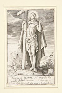 Cristo como salvadora de Hieronymus Wierix