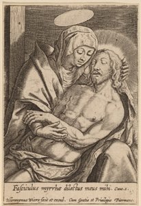 Fasciculus myrrhae dilectus meus mihi de Hieronymus Wierix