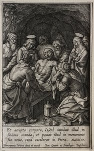 La Pasión: El Entierro de Hieronymus or Jerome Wierix