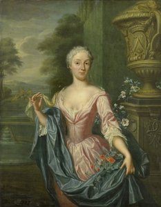 Retrato de Claudine van Royen (nacida en 1712), esposa de Pieter Teding van Berkhout de Hieronymus van der Mij