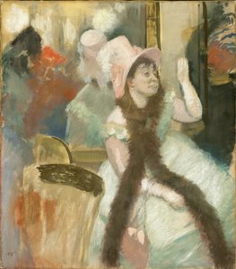 Retrato después de un baile de disfraces (Retrato de Madame Dietz-Monnin) de Hilaire Germain Edgar Degas