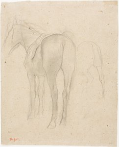 Estudios de un caballo de Hilaire Germain Edgar Degas