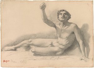 Estudio de un desnudo masculino