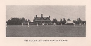 El Parque, campo de cricket de la Universidad de Oxford, 1912