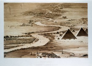 De Alejandría a la Segunda Catarata, Egipto, 1841 de Himely