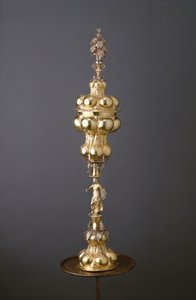 Copa Minerva de Medingen, c.1650 (plata y vermeil) de Hinrich Ohmssen