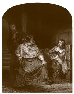 Juana de Arco es interrogada por el Obispo de Winchester de Hippolyte Delaroche