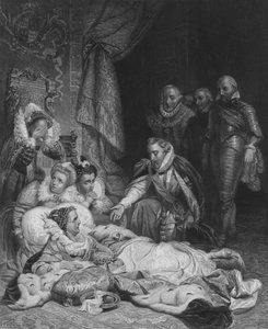 La Muerte de la Reina Isabel de Hippolyte Delaroche