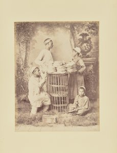 [Vendedores de pan] de Hippolyte Arnoux