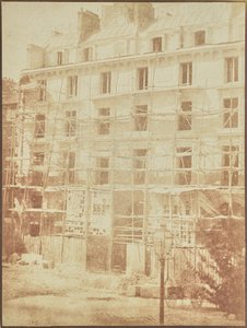 [Construcción de la Galería de la Madeleine, plaza de la Madeleine]. de Hippolyte Bayard