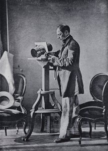 Retrato de Hippolyte Bayard, tomado por él mismo (foto en b/n)
