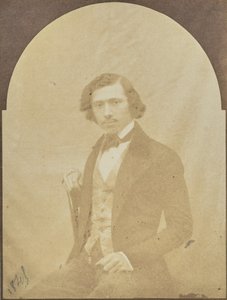 [Retrato de un hombre sentado[ de Hippolyte Bayard
