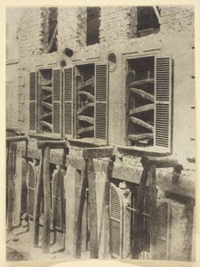 Vieja casa en restauración de Hippolyte Bayard