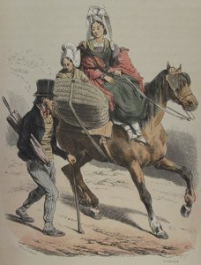 Normandía Jules Janin ilustración 161 de Hippolyte Bellange