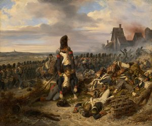 Escena de batalla, c. 1825 de Hippolyte Bellange