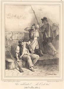 "¡Los sinvergüenzas!..." de Hippolyte Bellange