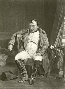 Abdicación, Napoleón en Fontainebleau de Hippolyte Delaroche