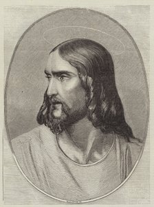 Cabeza del Salvador de Hippolyte Delaroche