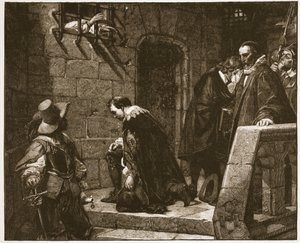 Lord Strafford camino a la ejecución, ilustración de 