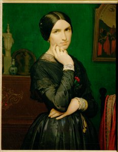Mme. Hippolyte Flandrin (pintura sobre lienzo) de Hippolyte Flandrin