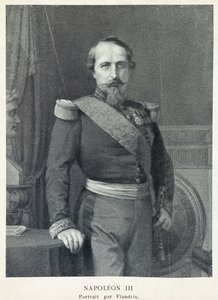 Retrato del emperador Napoleón 3 de Hippolyte Flandrin
