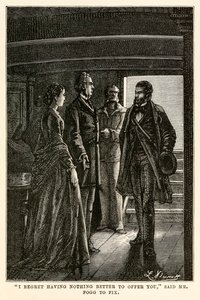 "Lamento no tener nada mejor que ofrecerle", dijo el Sr. Fogg a Fix, de 