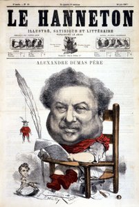 Alexandre Dumas Padre - en “Le Hanneton” del 20/06/1867 de Hippolyte Mailly