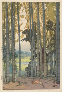 Madera de bambú de Hiroshi Yoshida