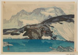 Breithorn, época de Taisho de Hiroshi Yoshida