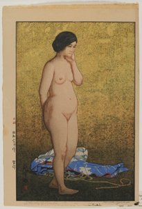 Estudio de desnudo, época Showa