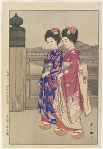 El Gran Puente de Sanjo_ en Kioto de Hiroshi Yoshida