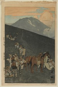 Umagaeshi, de la serie, Diez vistas del monte Fuji, época Showa