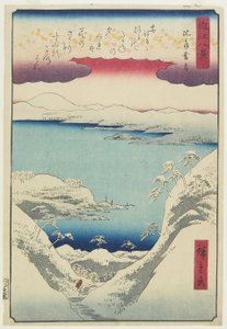 Nieve vespertina en Hira, diciembre de 1857