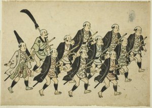 Procesión de un Daimyo de Hishikawa Moronobu
