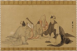 Los Seis Poetas Inmortales, período Edo, finales del siglo XVIII-principios del siglo XIX